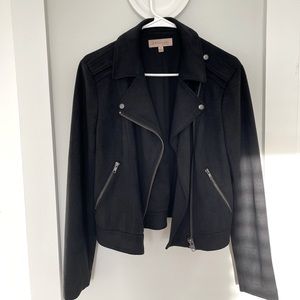 Black Philosophy Suede Coat - Size Small
